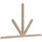 Ekena Millwork Saratoga Smooth Timber Gable Bracket, Douglas Fir, 108"W x 63"H x 3 1/2"D x 3 1/2"F, 14/12 Pitch GBW108X63X0404SAR00SDF - alternate 2